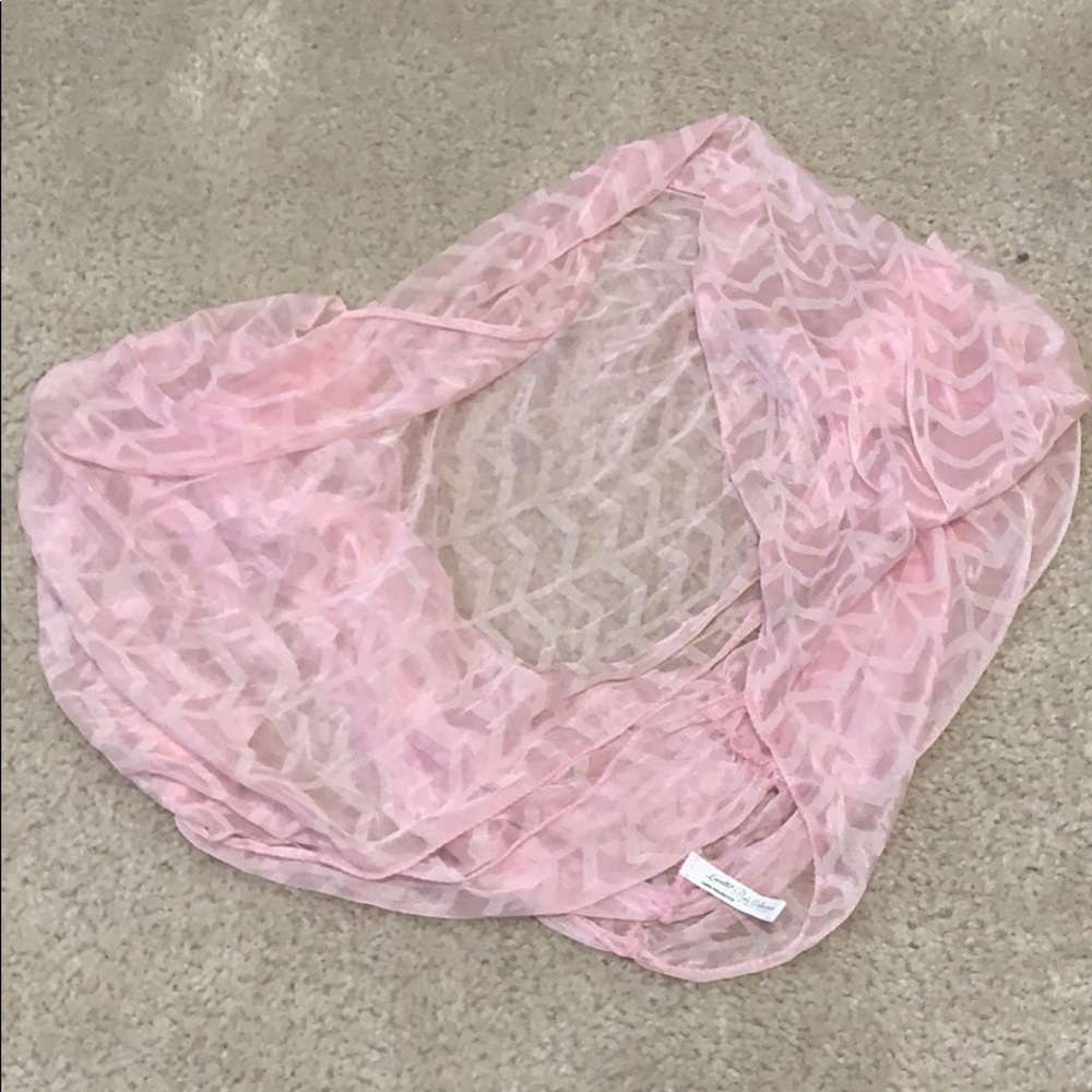 Lovello Pink Infinity Scarf